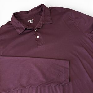 Untuckit Mens Henley Sweater Men 3XL Purple Long Sleeve Classic Preppy Academia